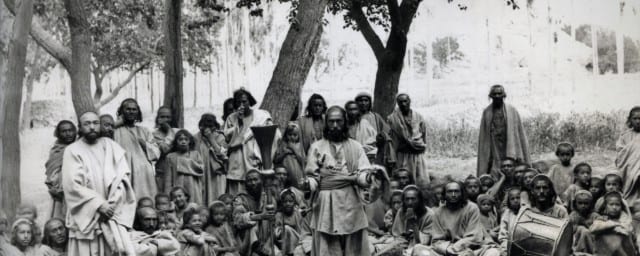 World Trip Perkhotee village Baltistan band and sword dancer 16 June 1890