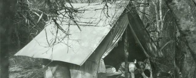 Zululand 1935 Packet 2 Photo 7 Antoinette PC in camp