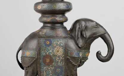 Decorative elephant pottery